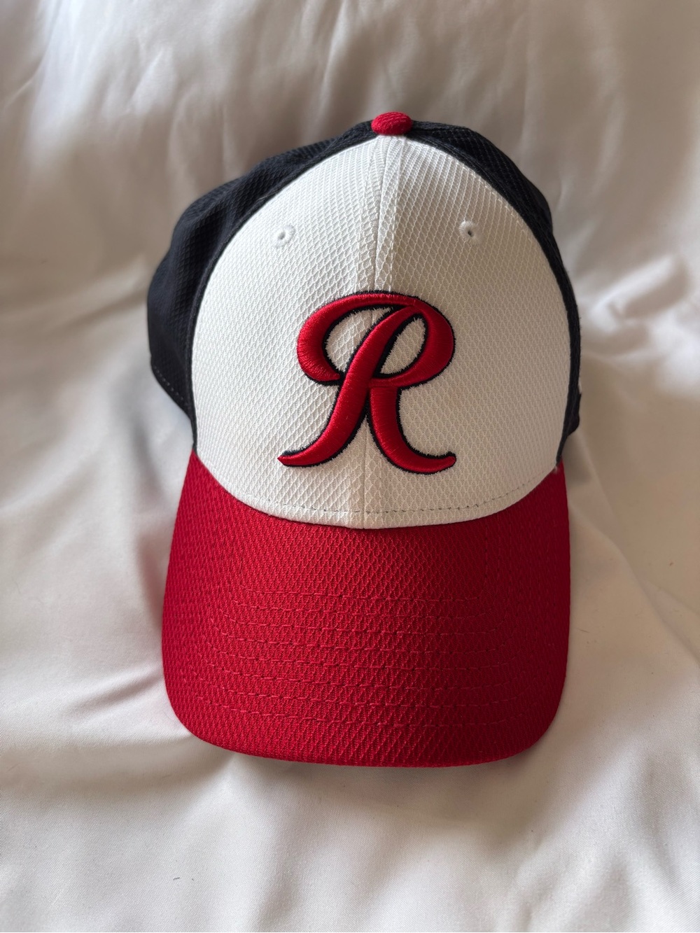 Red White Black Rainers Baseball Cap with Embroidered 9 Forty